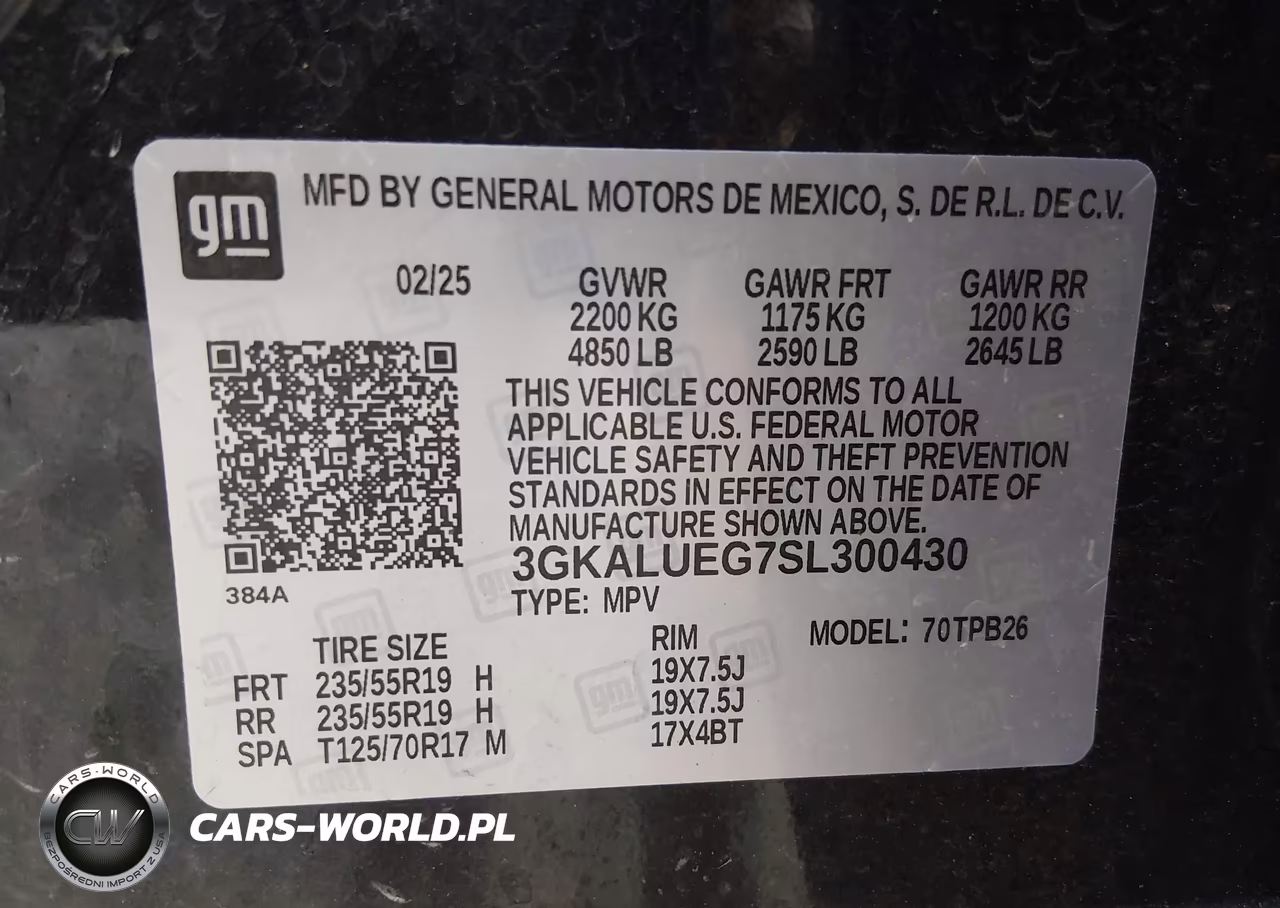 2025 GMC Terrain Awd Elevation VIN:3GKALUEG7SL300430 - 9