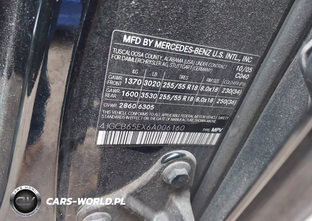 2006 Mercedes-Benz R 350 4Matic VIN:4JGCB65EX6A006160 - 9