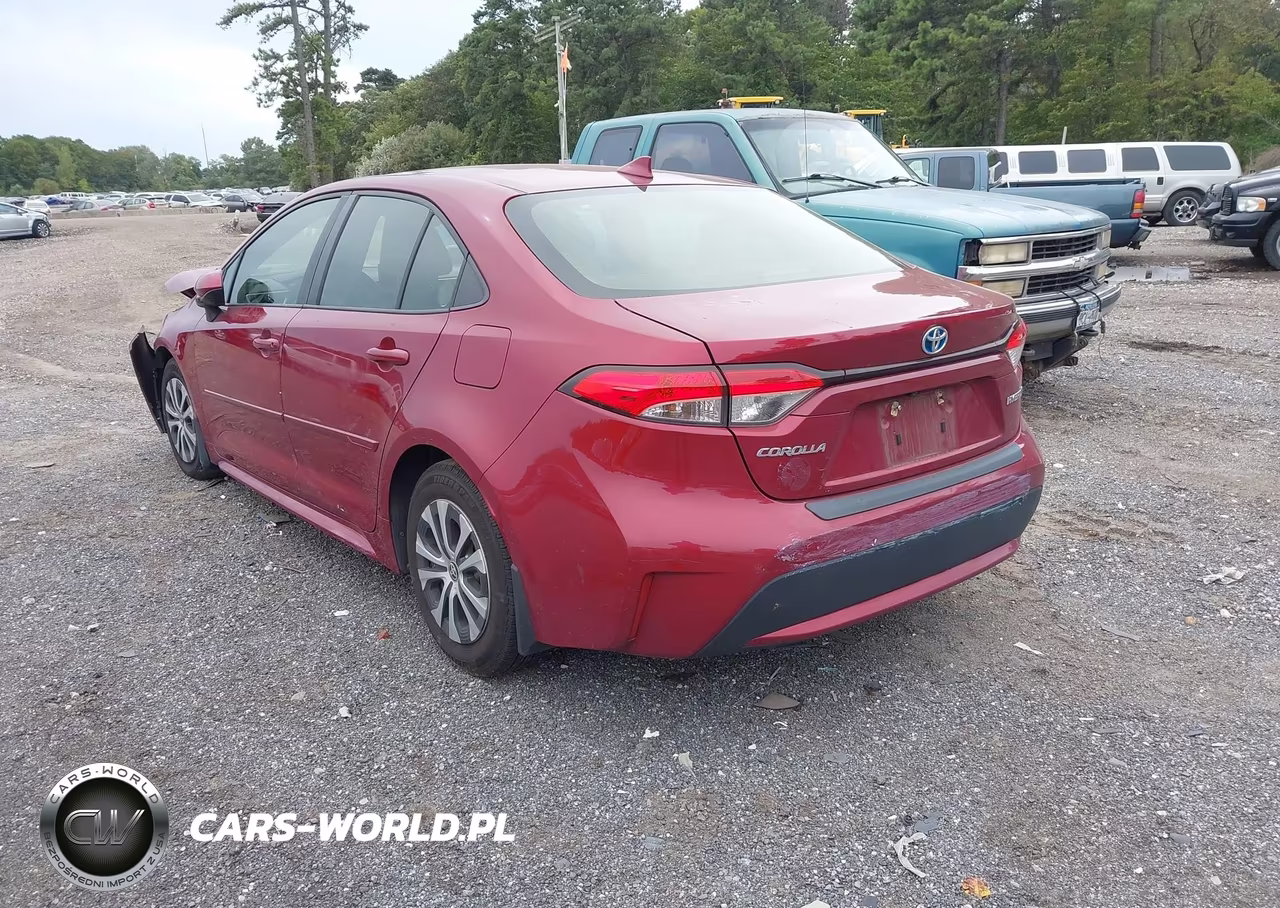 2022 Toyota Corolla Hybrid Le VIN:JTDEAMDE7NJ061492 - 3