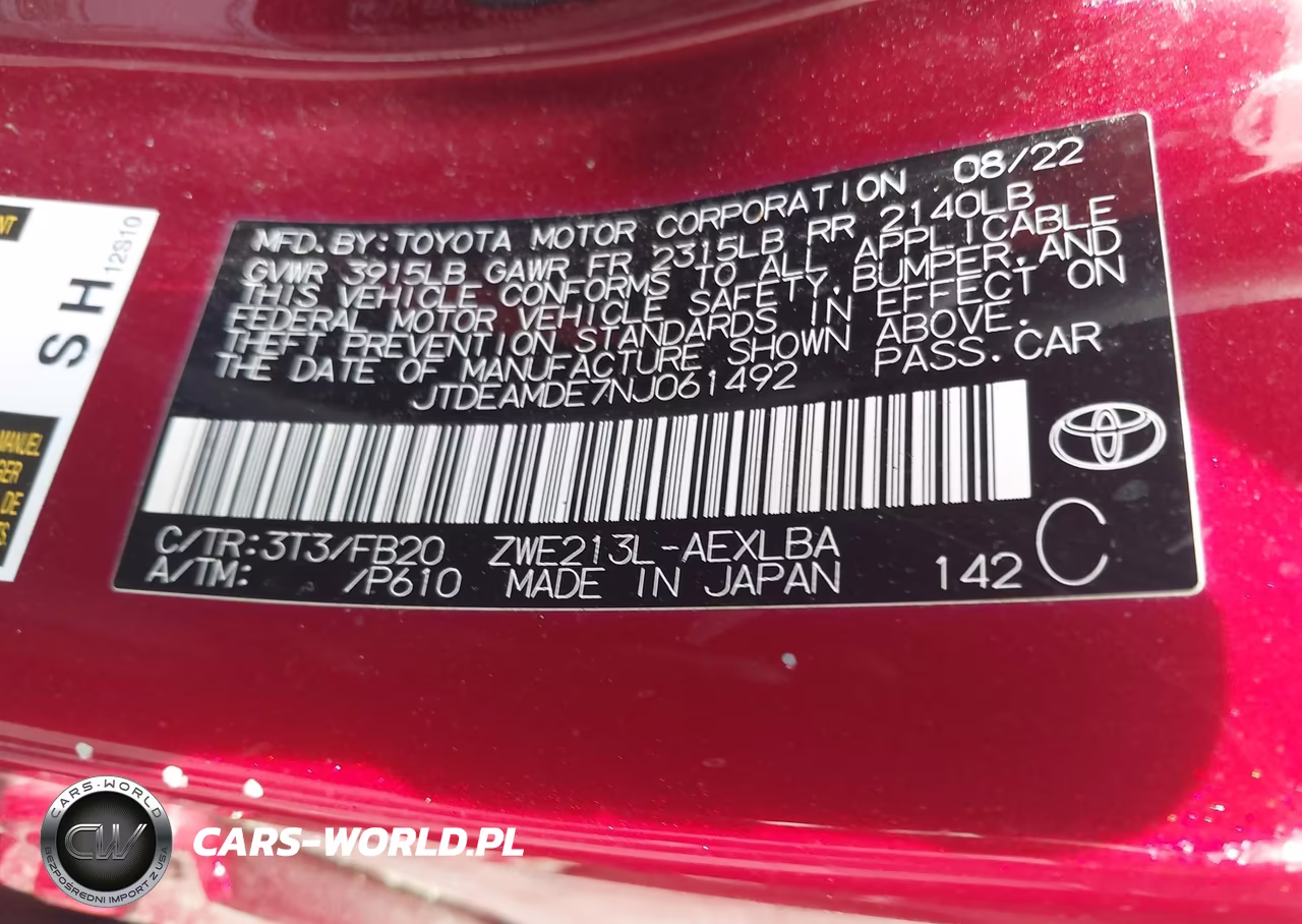 2022 Toyota Corolla Hybrid Le VIN:JTDEAMDE7NJ061492 - 9