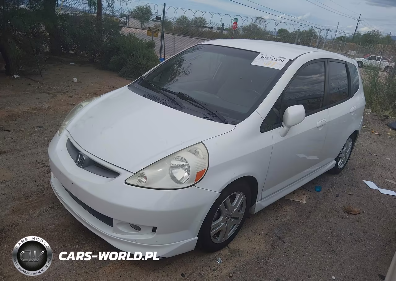 2007 Honda Fit Sport VIN:JHMGD38687S024086 - 2