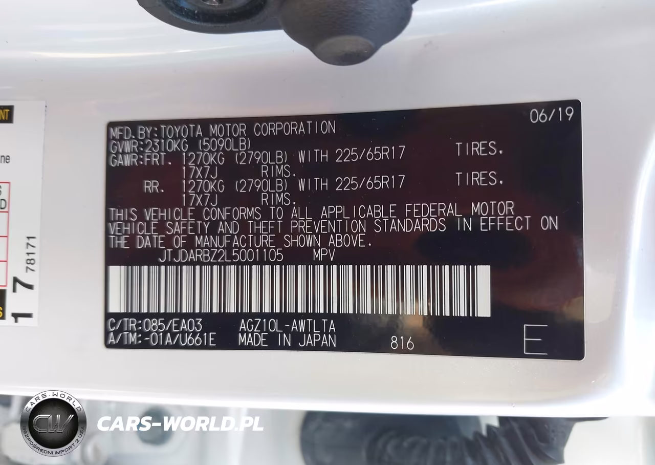 2020 Lexus Nx 300 VIN:JTJDARBZ2L5001105 - 9