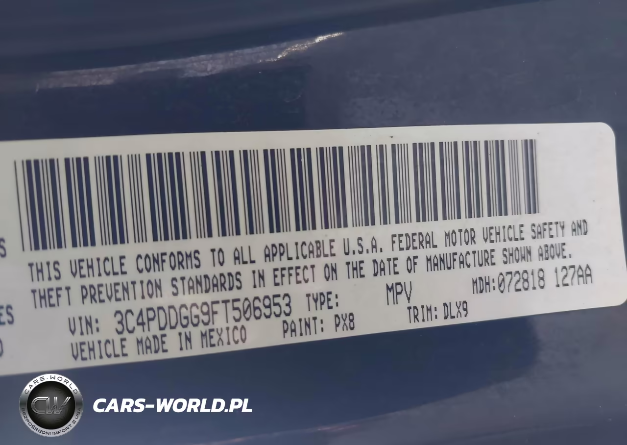2015 Dodge Journey Crossroad VIN:3C4PDDGG9FT506953 - 9