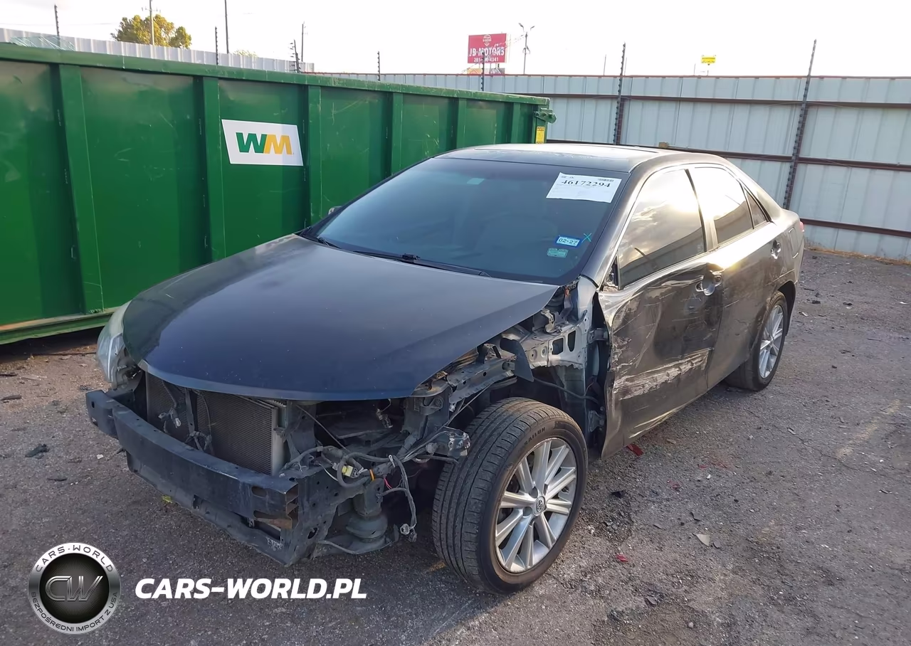 2012 Toyota Camry Xle VIN:4T4BF1FK2CR249372 - 2