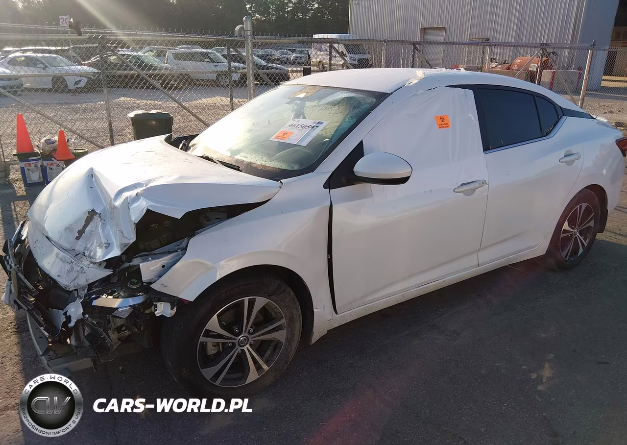 2022 Nissan Sentra Sv Xtronic Cvt VIN:3N1AB8CV4NY252516 - 2