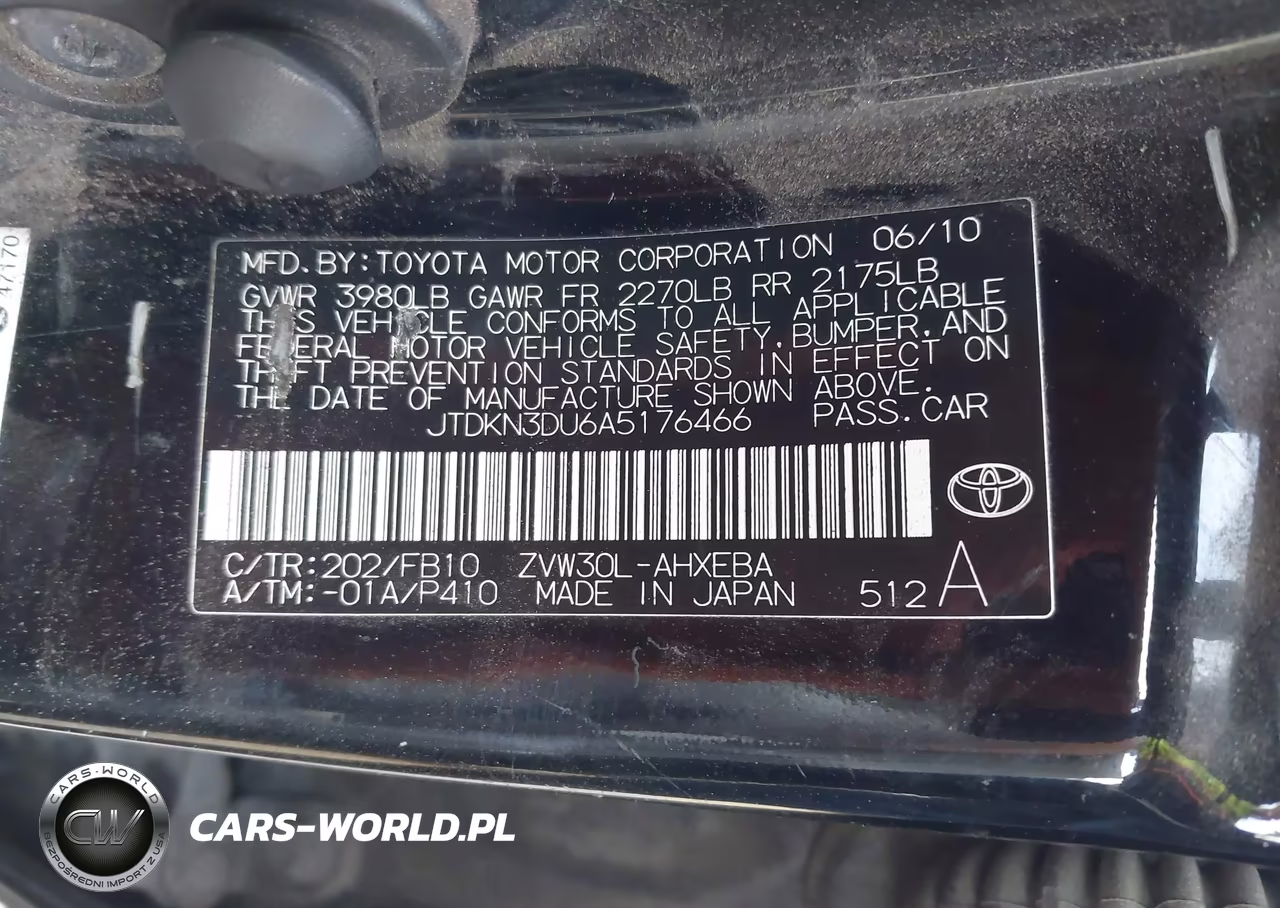 2010 Toyota Prius Iii VIN:JTDKN3DU6A5176466 - 9