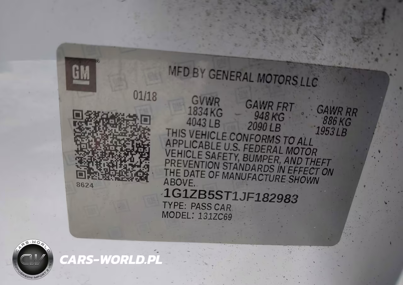 2018 Chevrolet Malibu 1Ls VIN:1G1ZB5ST1JF182983 - 9