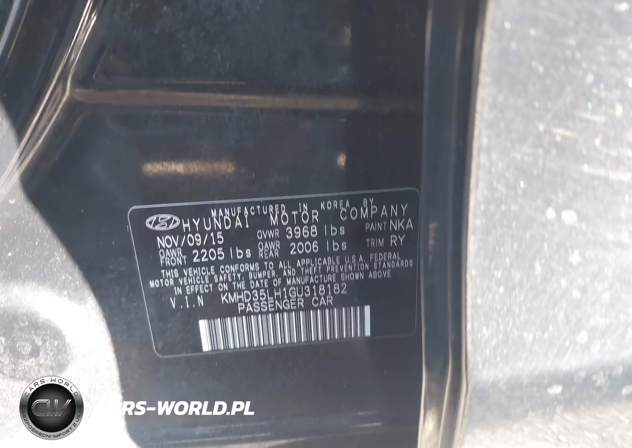 2016 Hyundai Elantra Gt VIN:KMHD35LH1GU318182 - 9