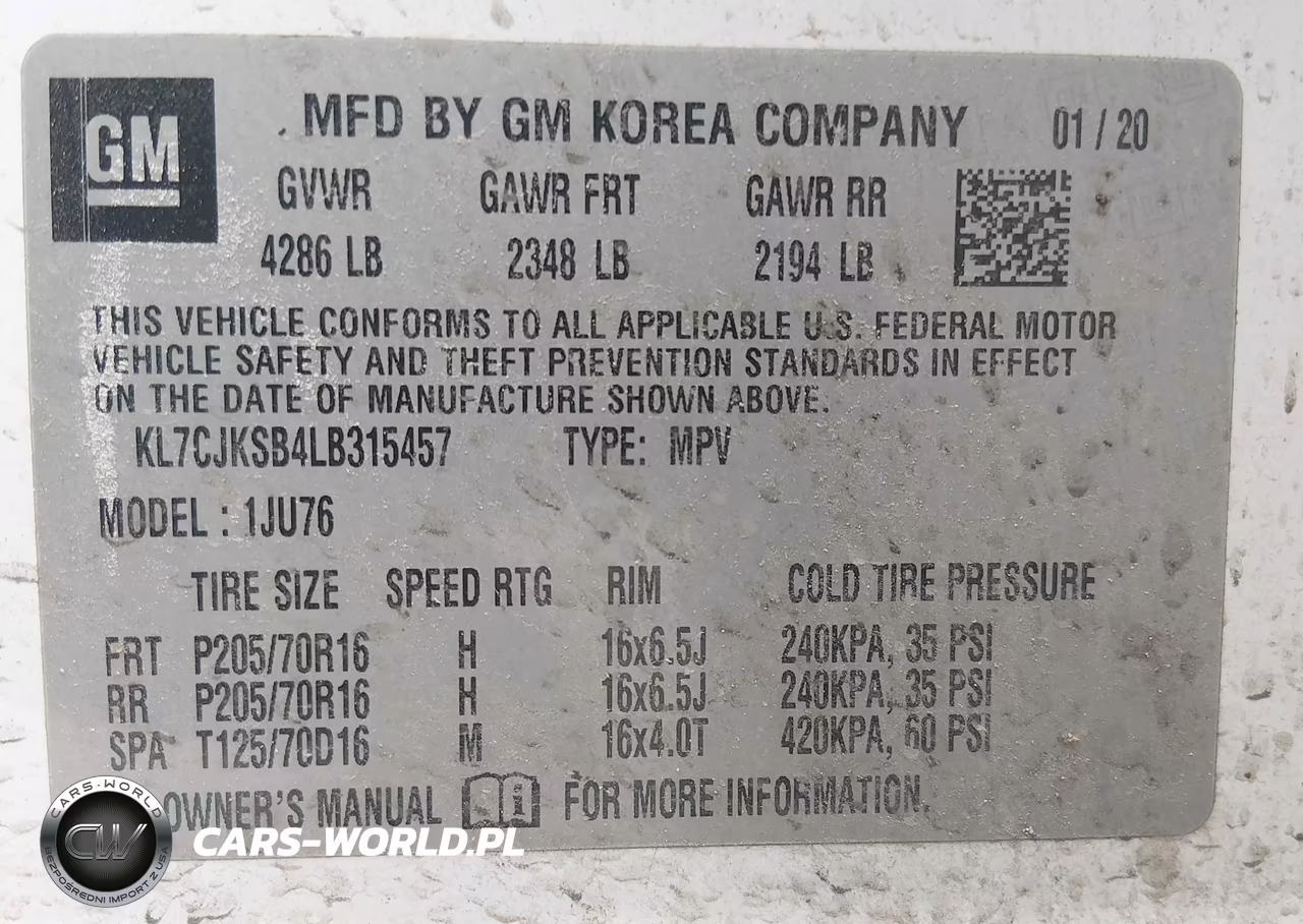 2020 Chevrolet Trax Fwd Ls VIN:KL7CJKSB4LB315457 - 9