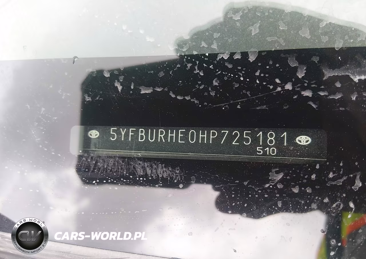 2017 Toyota Corolla Se VIN:5YFBURHE0HP725181 - 9