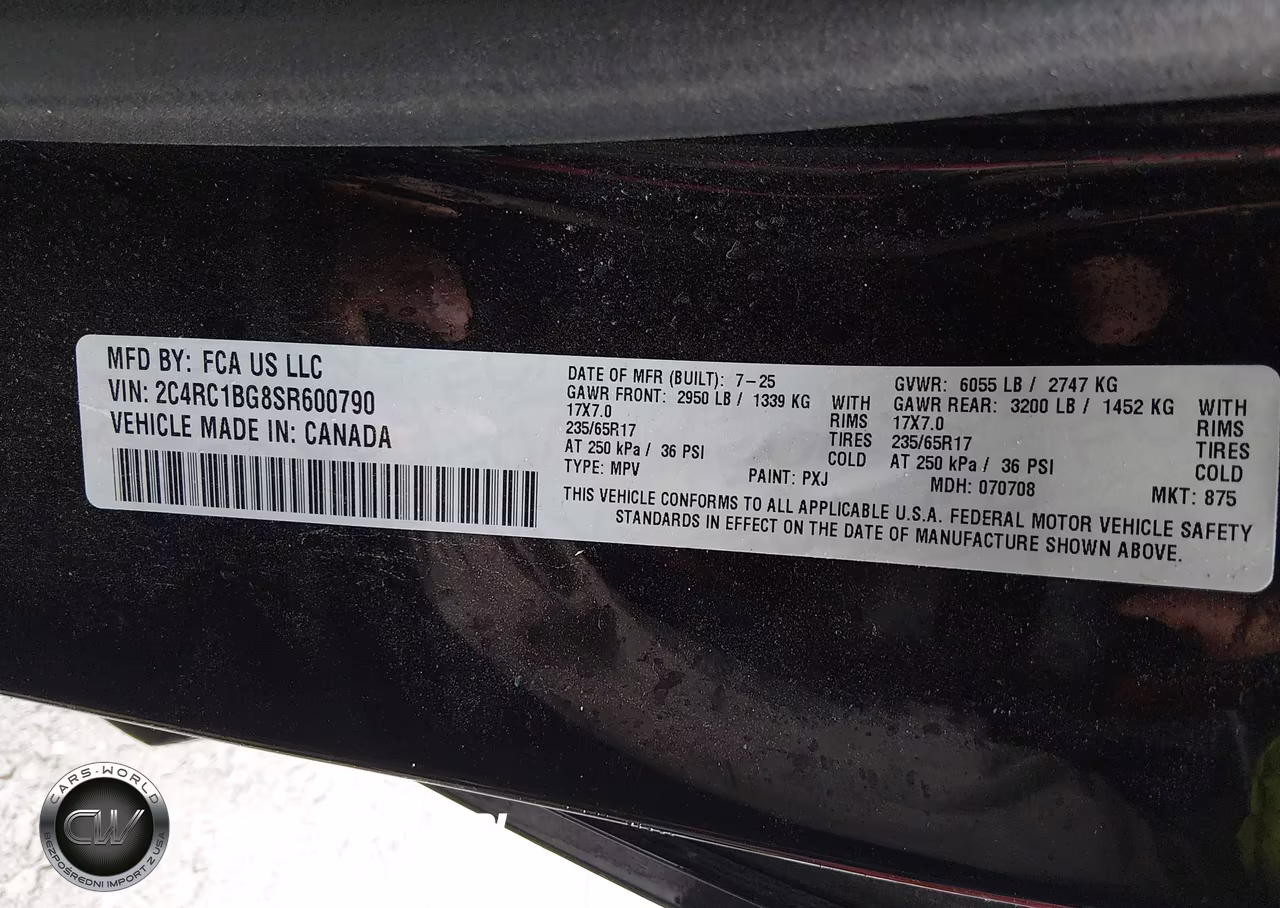 2025 Chrysler Pacifica Select VIN:2C4RC1BG8SR600790 - 9