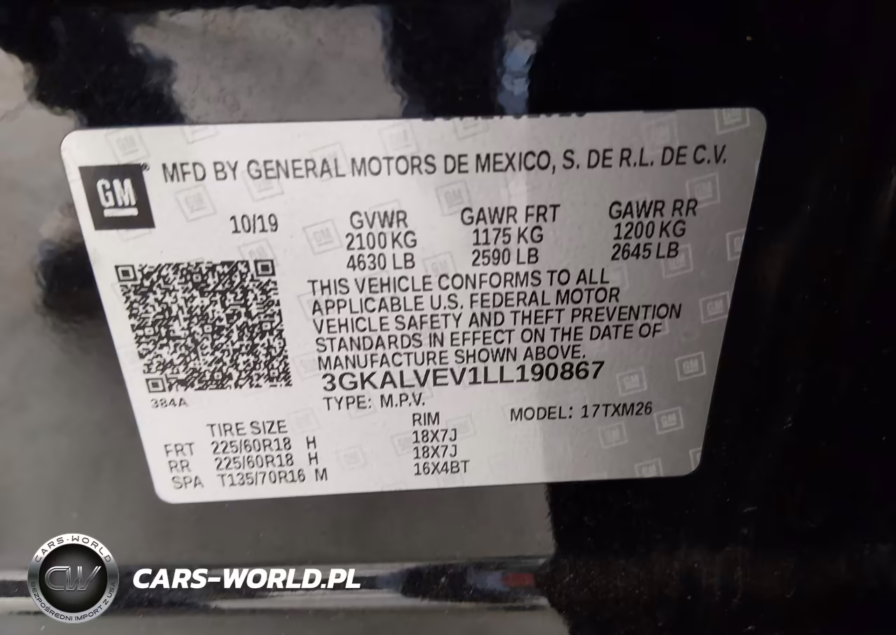 2020 GMC Terrain Awd Slt VIN:3GKALVEV1LL190867 - 9