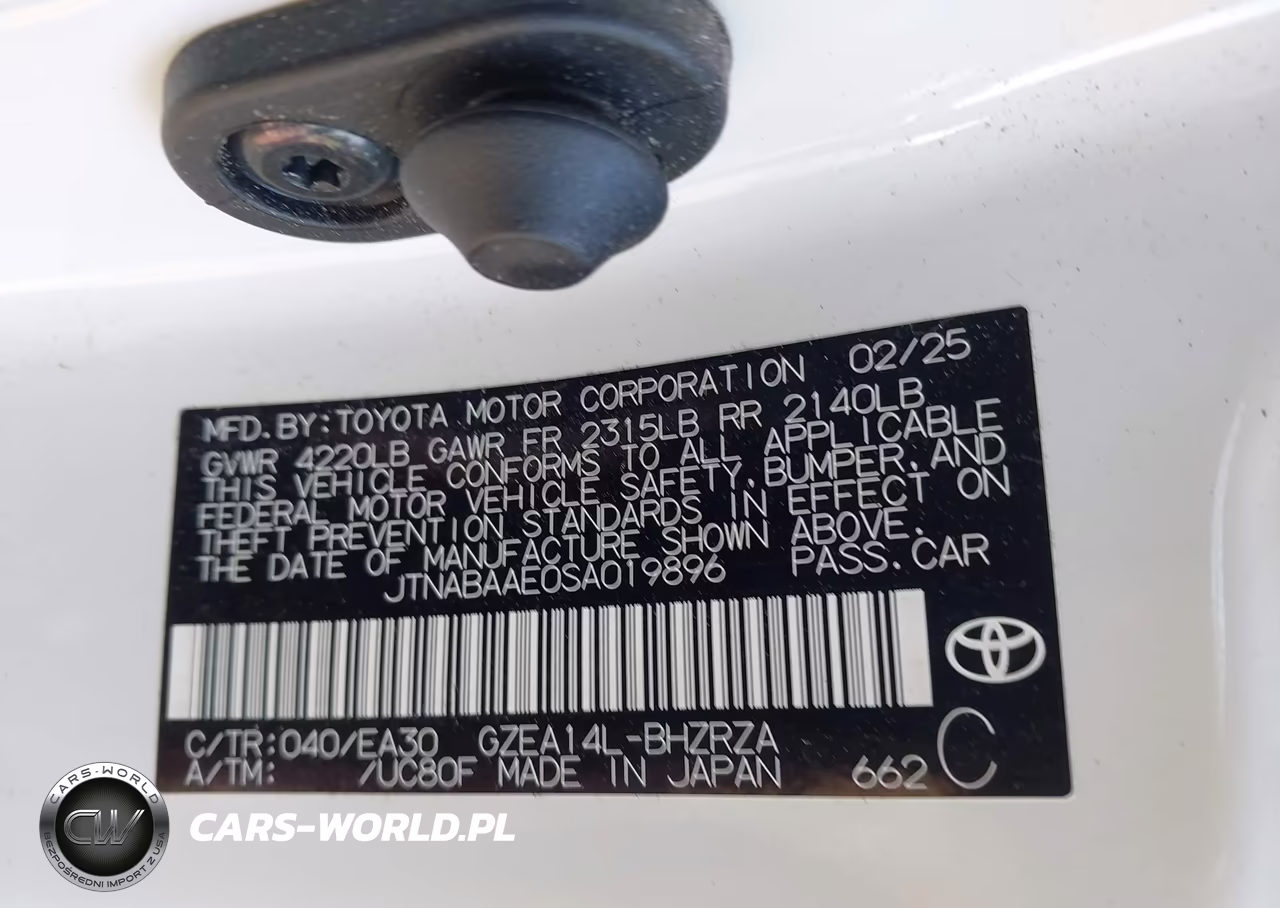 2025 Toyota Gr Corolla Premium Plus VIN:JTNABAAE0SA019896 - 9