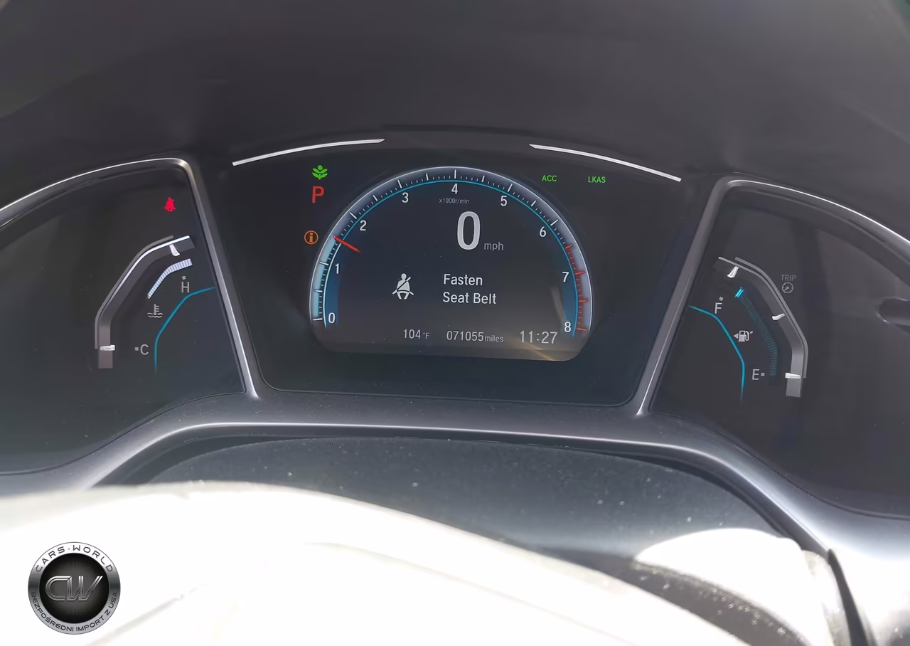 2019 Honda Civic Ex VIN:19XFC1F32KE205080 - 7
