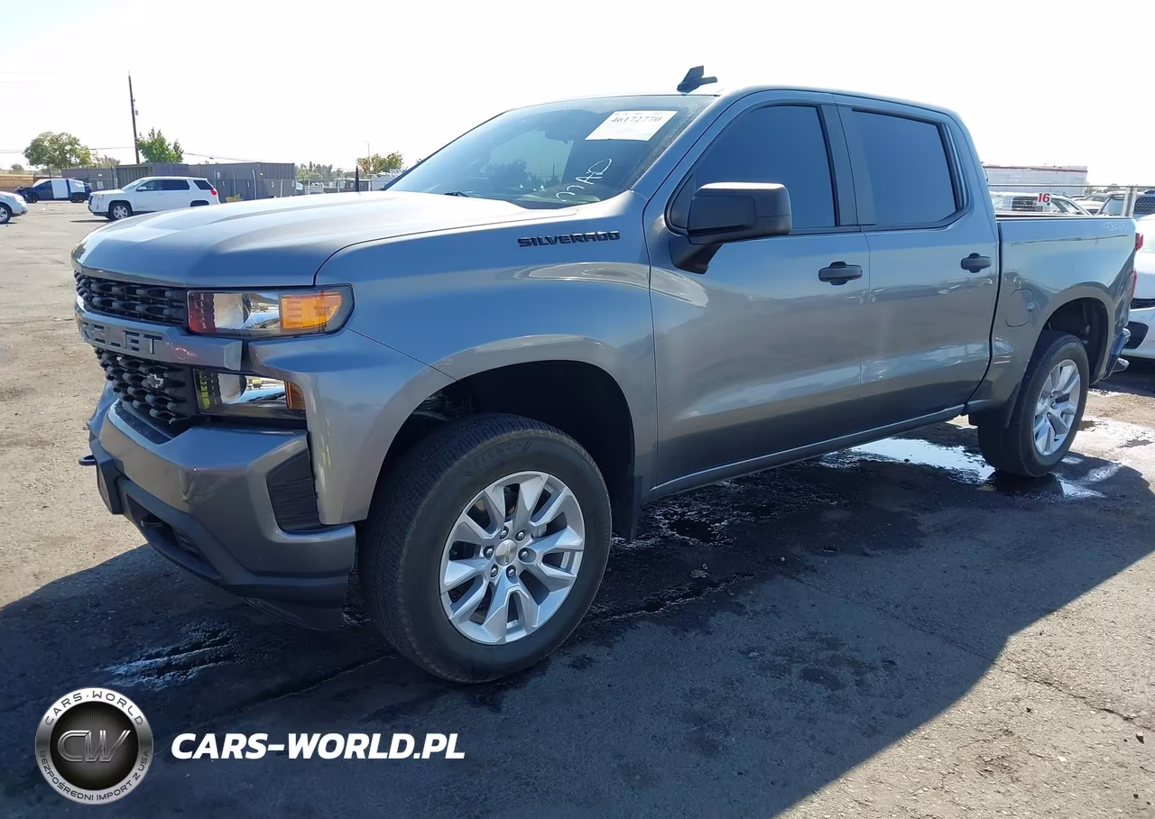 2021 Chevrolet Silverado 1500 4Wd Short Bed Custom VIN:3GCPYBEK8MG354380 - 2