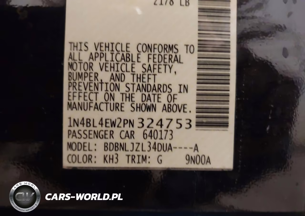 2023 Nissan Altima Sl Intelligent Awd VIN:1N4BL4EW2PN324753 - 9