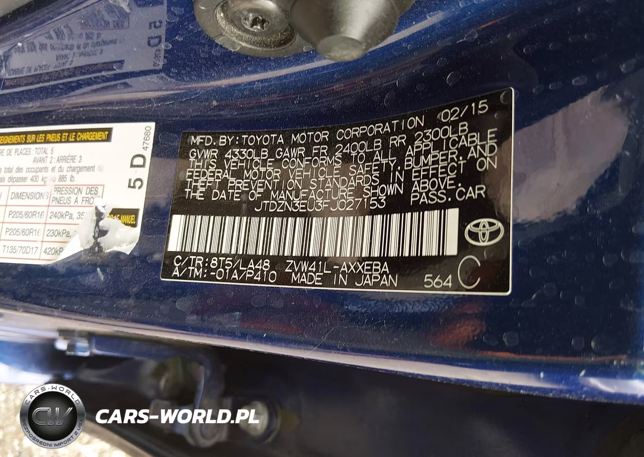 2015 Toyota Prius V Four VIN:JTDZN3EU3FJ027153 - 9