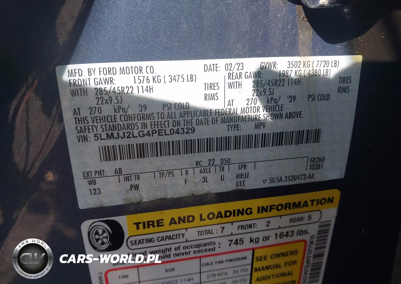 2023 Lincoln Navigator Reserve VIN:5LMJJ2LG4PEL04329 - 9