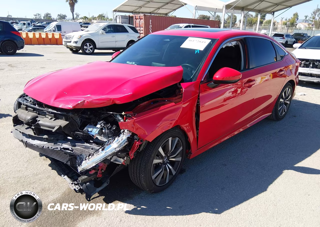 2022 Honda Civic Ex VIN:2HGFE1F78NH304574 - 2