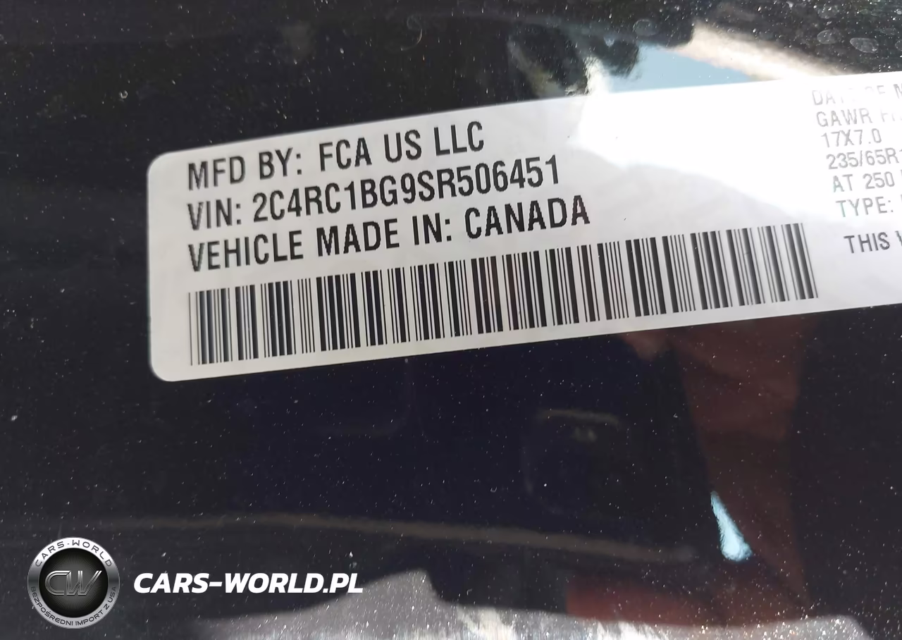 2025 Chrysler Pacifica Select VIN:2C4RC1BG9SR506451 - 9