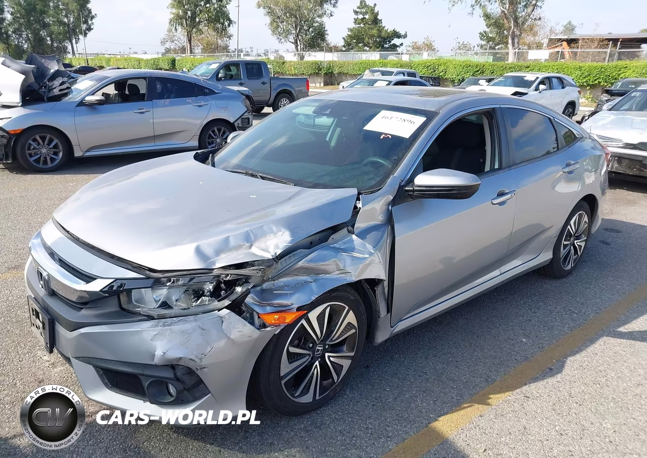 2016 Honda Civic Ex-T VIN:2HGFC1F42GH657021 - 2