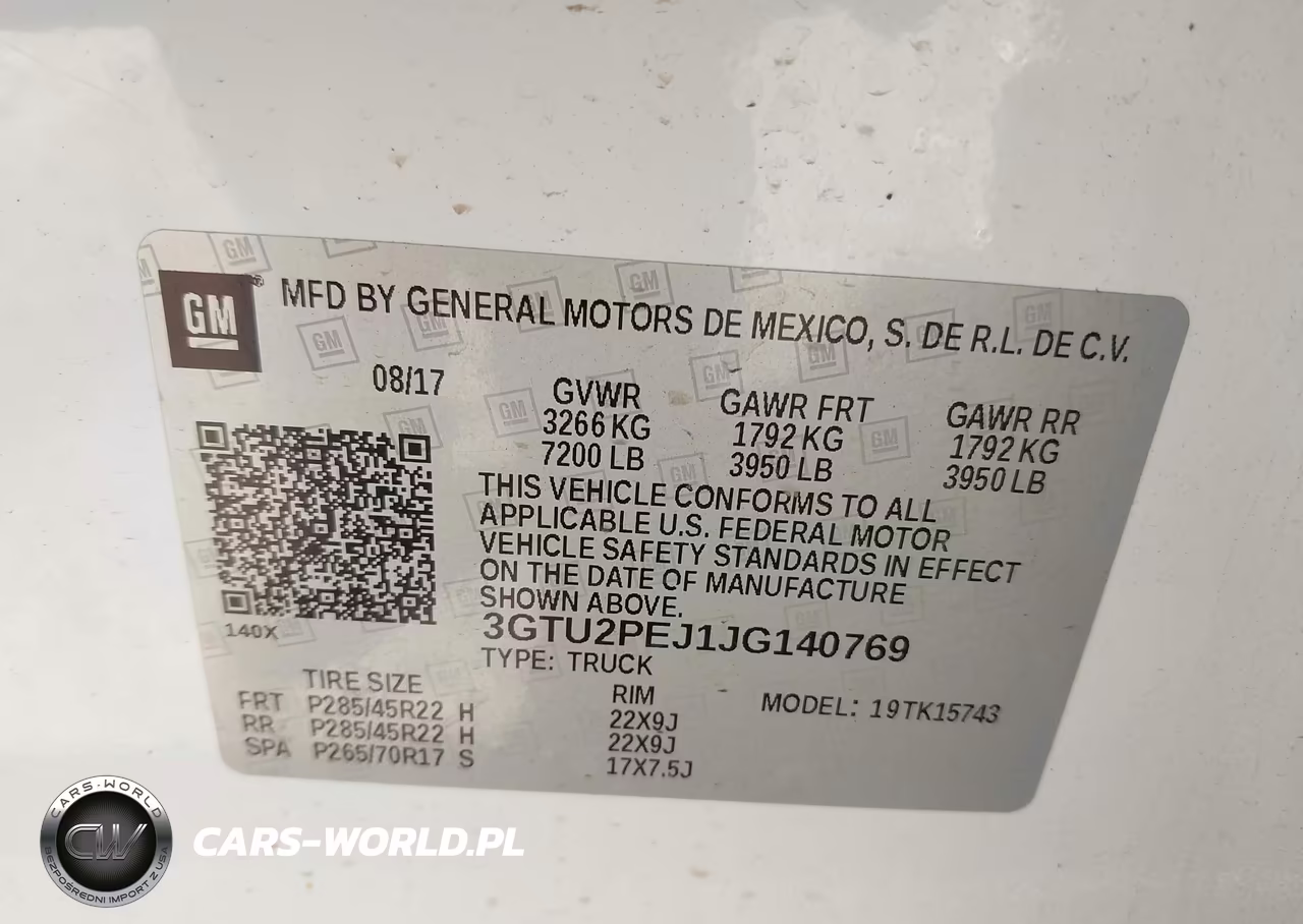 2018 GMC Sierra 1500 Denali VIN:3GTU2PEJ1JG140769 - 9