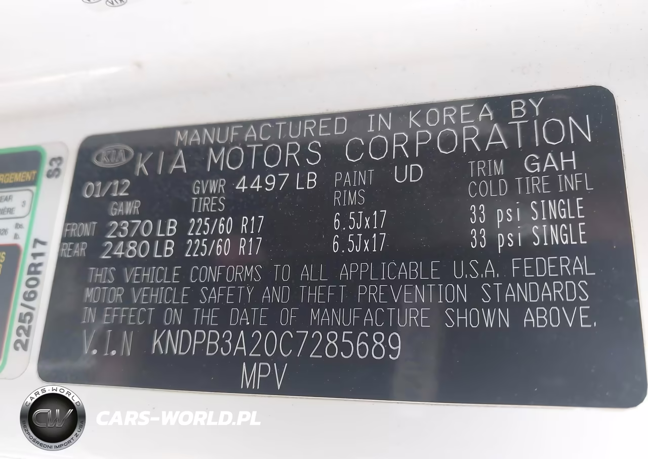 2012 Kia Sportage Lx VIN:KNDPB3A20C7285689 - 9