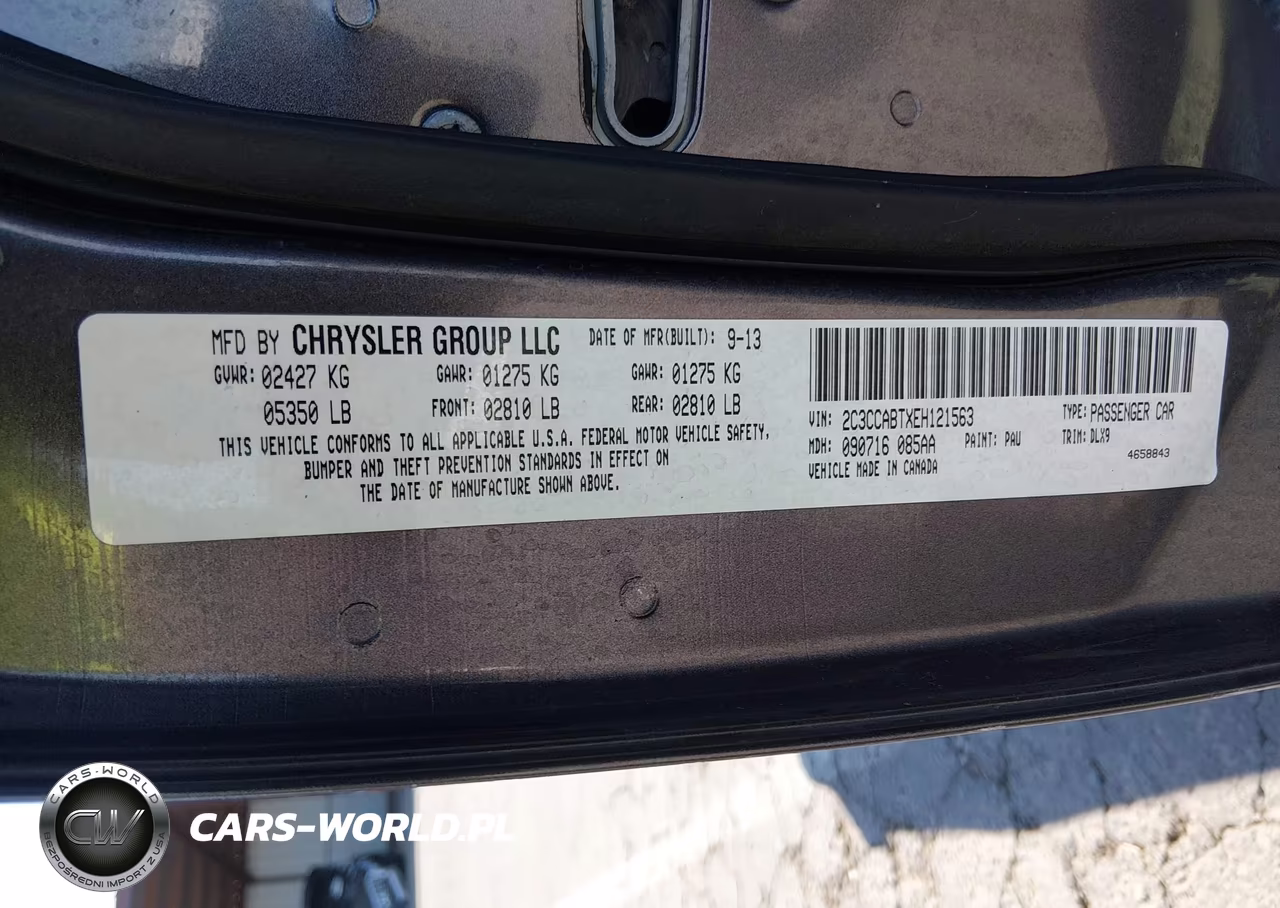 2014 Chrysler 300 300S VIN:2C3CCABTXEH121563 - 9