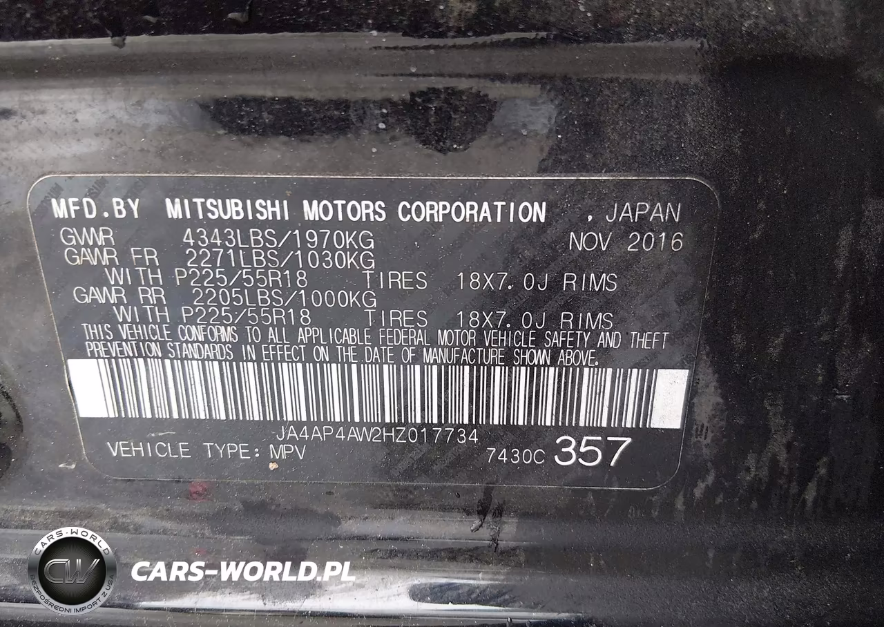 2017 Mitsubishi Outlander Sport 2.4 Sel VIN:JA4AP4AW2HZ017734 - 9