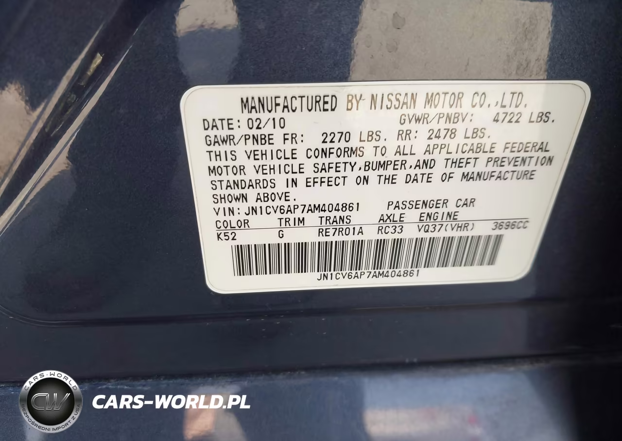 2010 Infiniti G37 Journey VIN:JN1CV6AP7AM404861 - 9