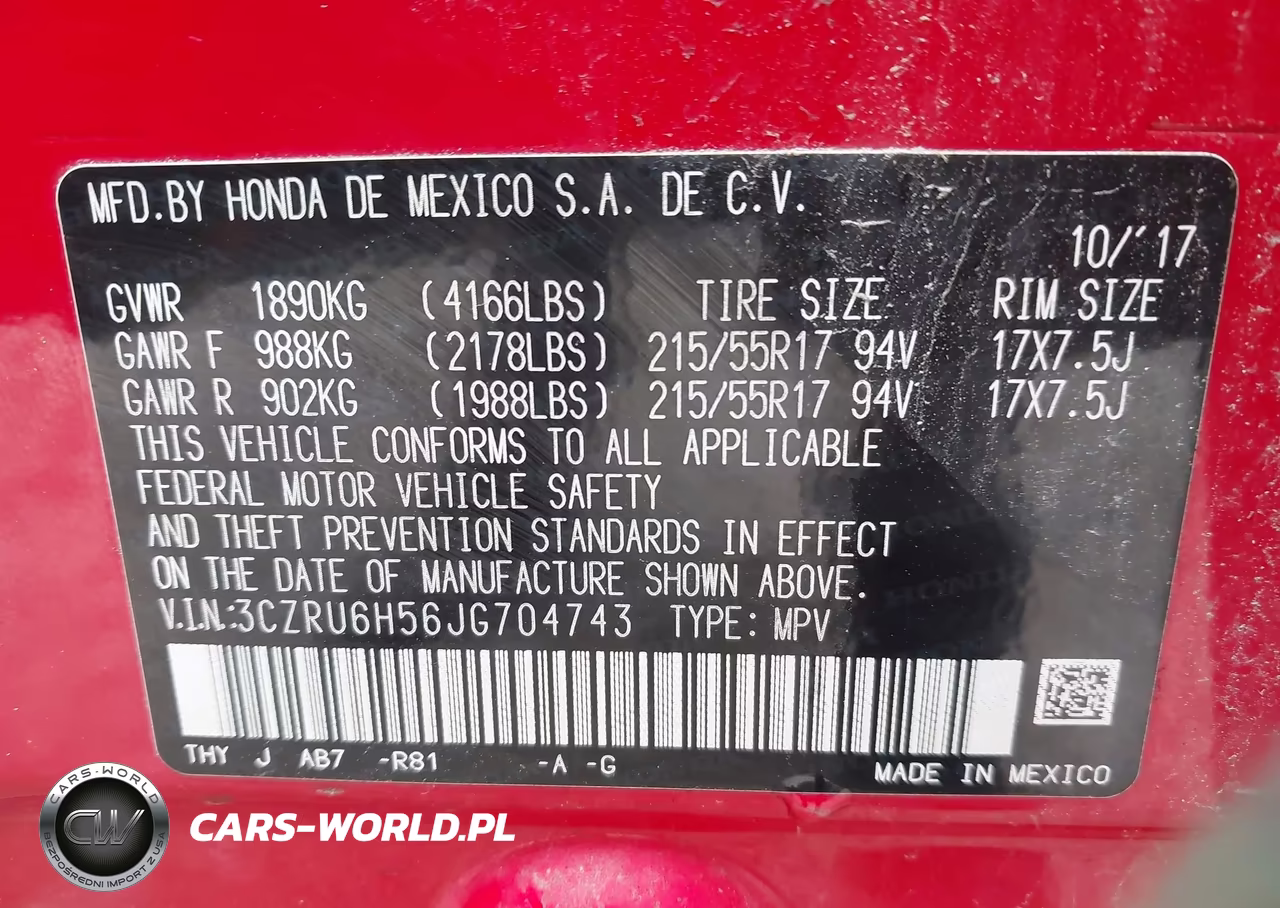 2018 Honda Hr-V Ex VIN:3CZRU6H56JG704743 - 9