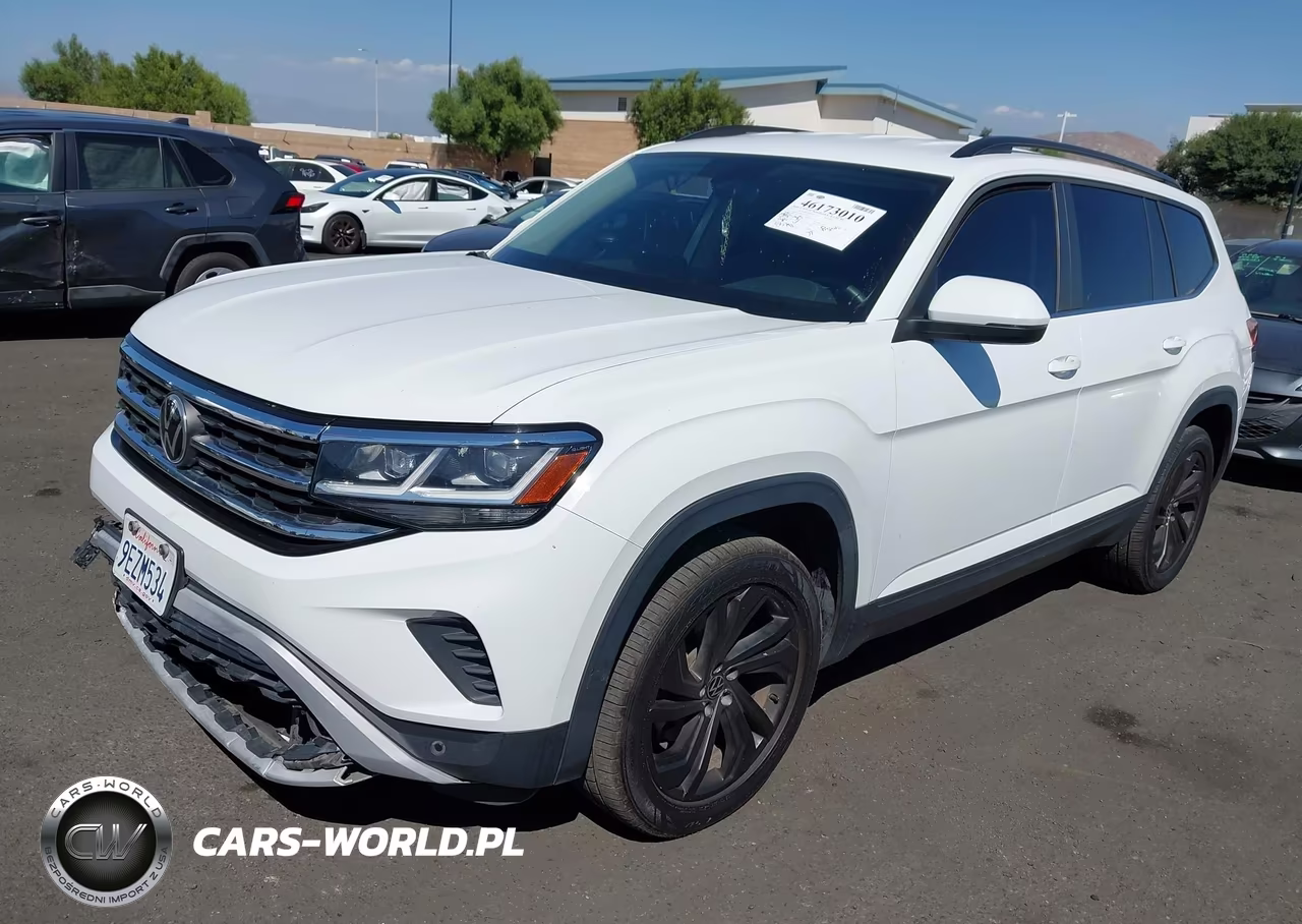 2021 Volkswagen Atlas 3.6L V6 Se W-Technology VIN:1V2HR2CA0MC548785 - 2