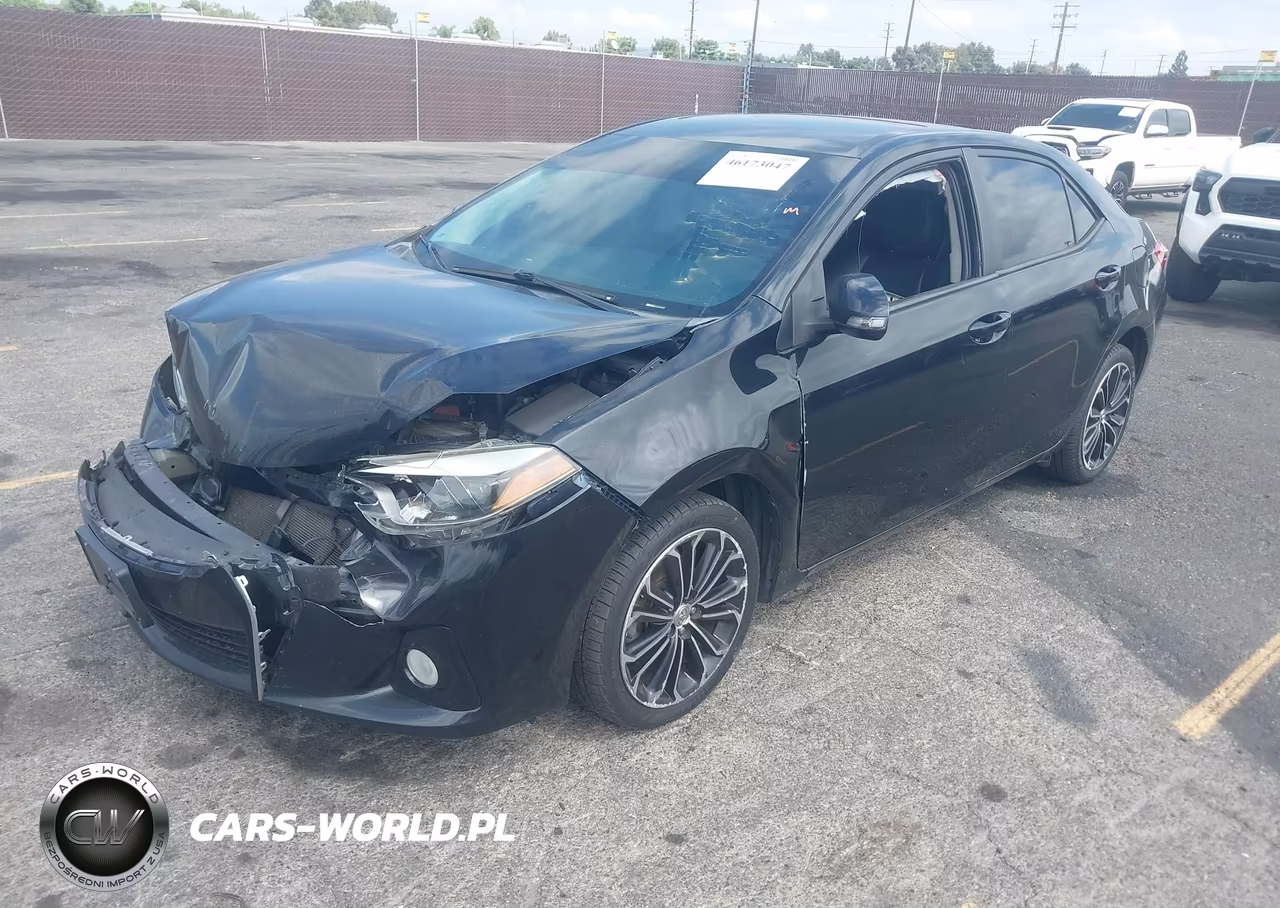 2015 Toyota Corolla S Premium VIN:5YFBURHE2FP326611 - 2