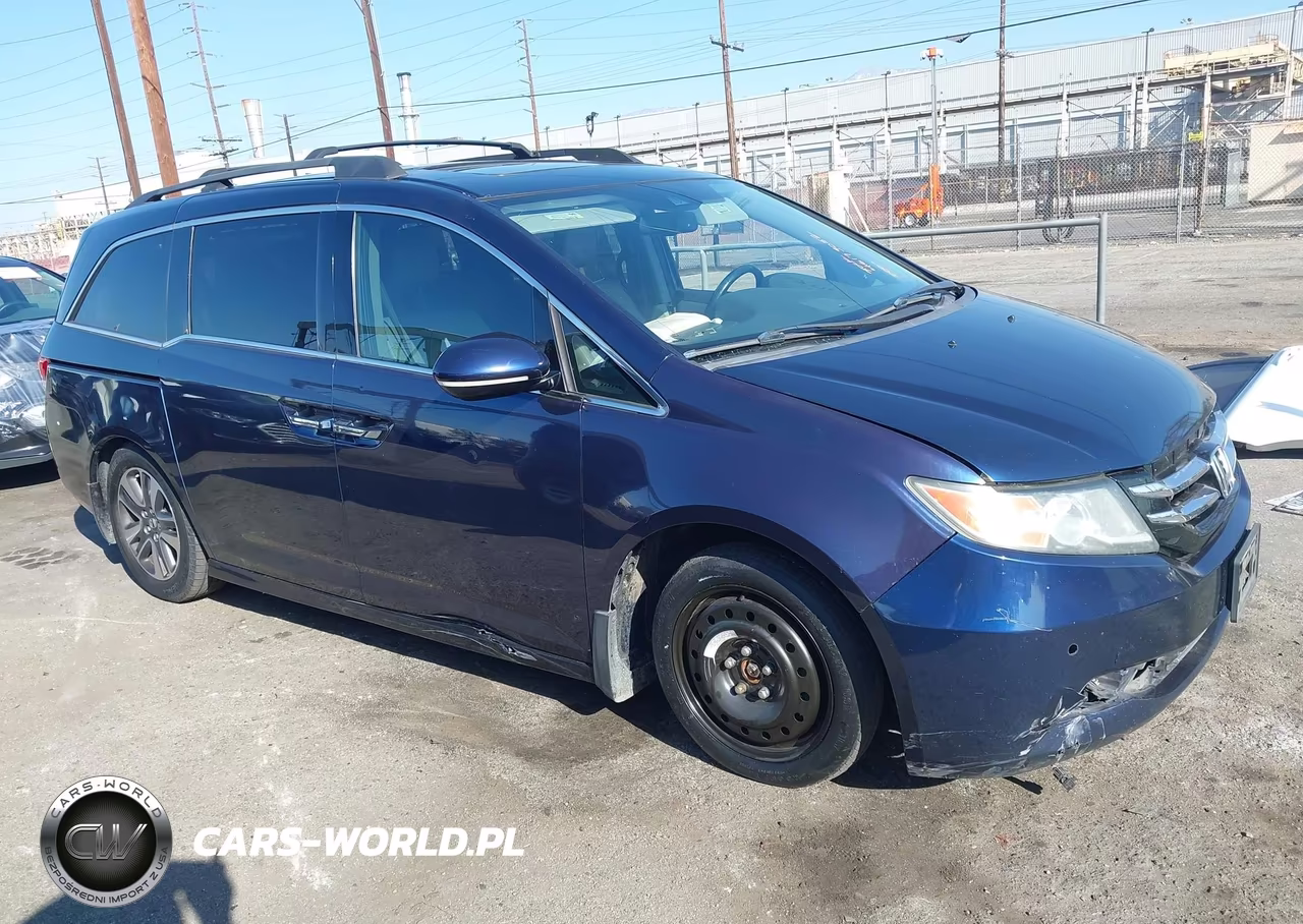 2014 Honda Odyssey Touring-Touring Elite VIN:5FNRL5H99EB001008 - 1