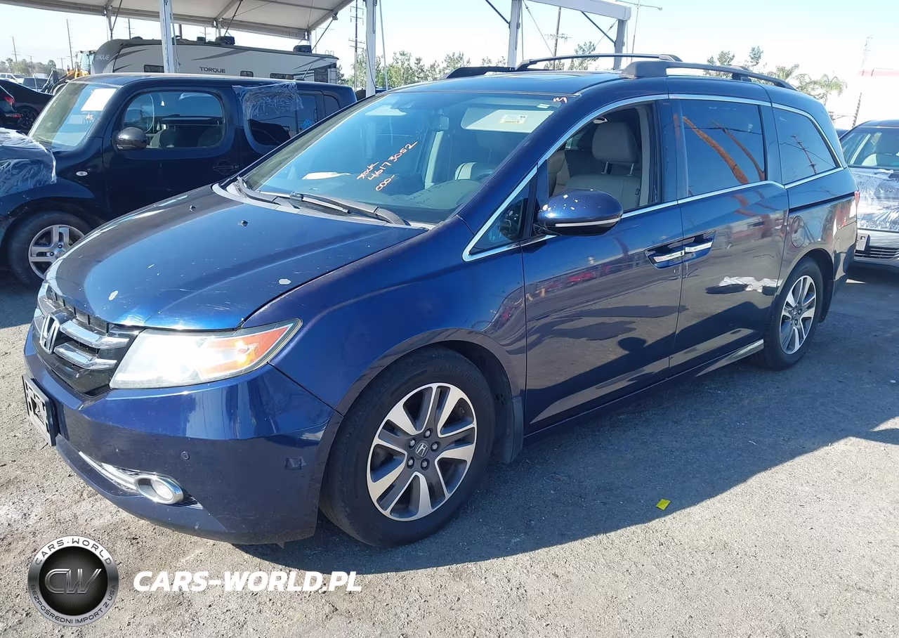 2014 Honda Odyssey Touring-Touring Elite VIN:5FNRL5H99EB001008 - 2