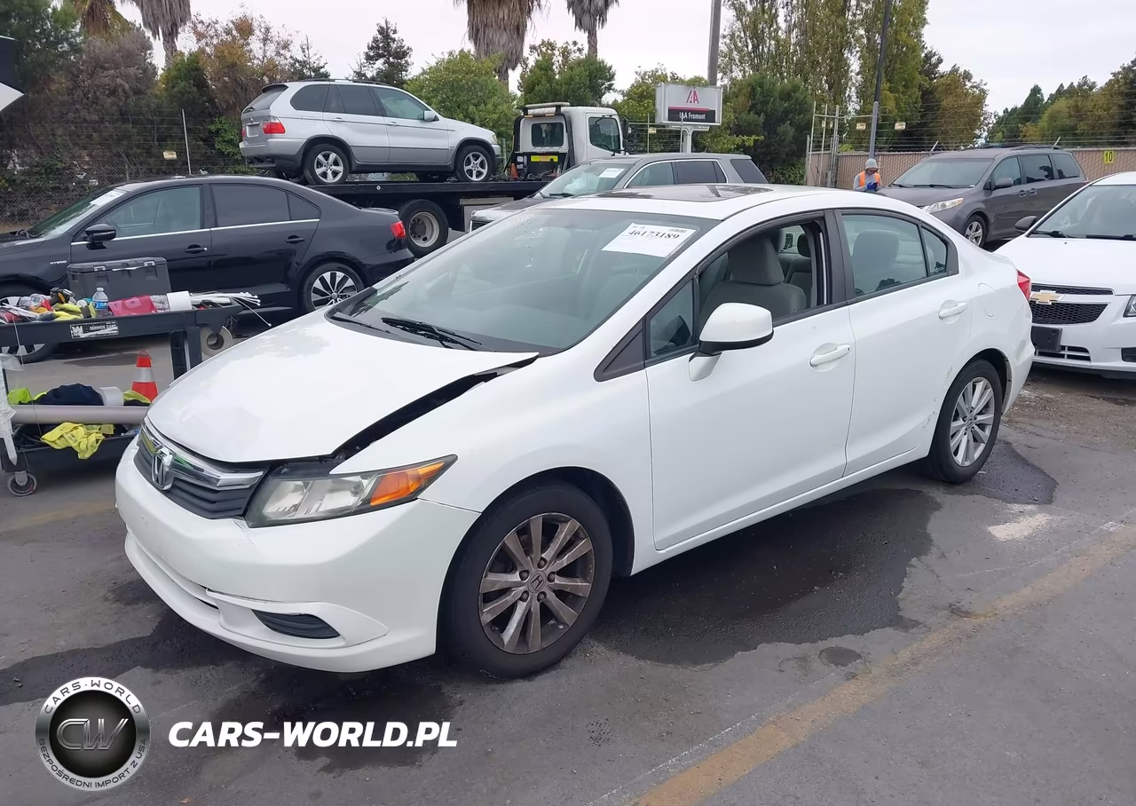 2012 Honda Civic Ex VIN:19XFB2F86CE388764 - 2