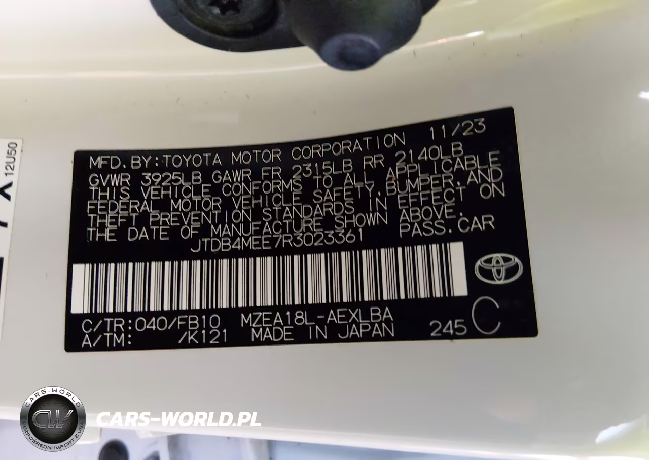 2024 Toyota Corolla Le VIN:JTDB4MEE7R3023361 - 9