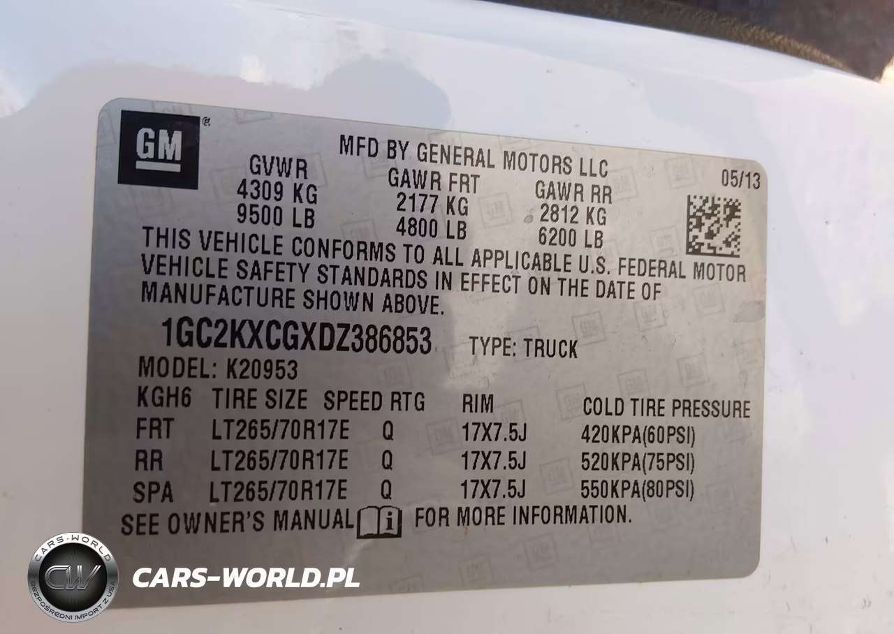 2013 Chevrolet Silverado 2500Hd Lt VIN:1GC2KXCGXDZ386853 - 9