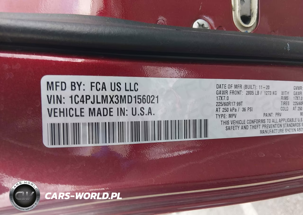 2021 Jeep Cherokee Latitude Lux Fwd VIN:1C4PJLMX3MD156021 - 9