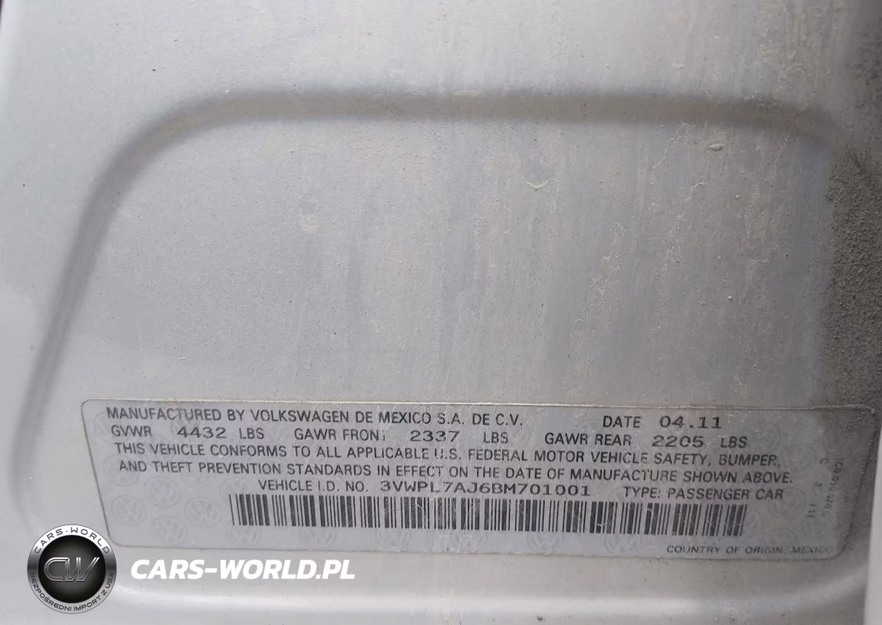 2011 Volkswagen Jetta Sportwagen 2.0L Tdi VIN:3VWPL7AJ6BM701001 - 9