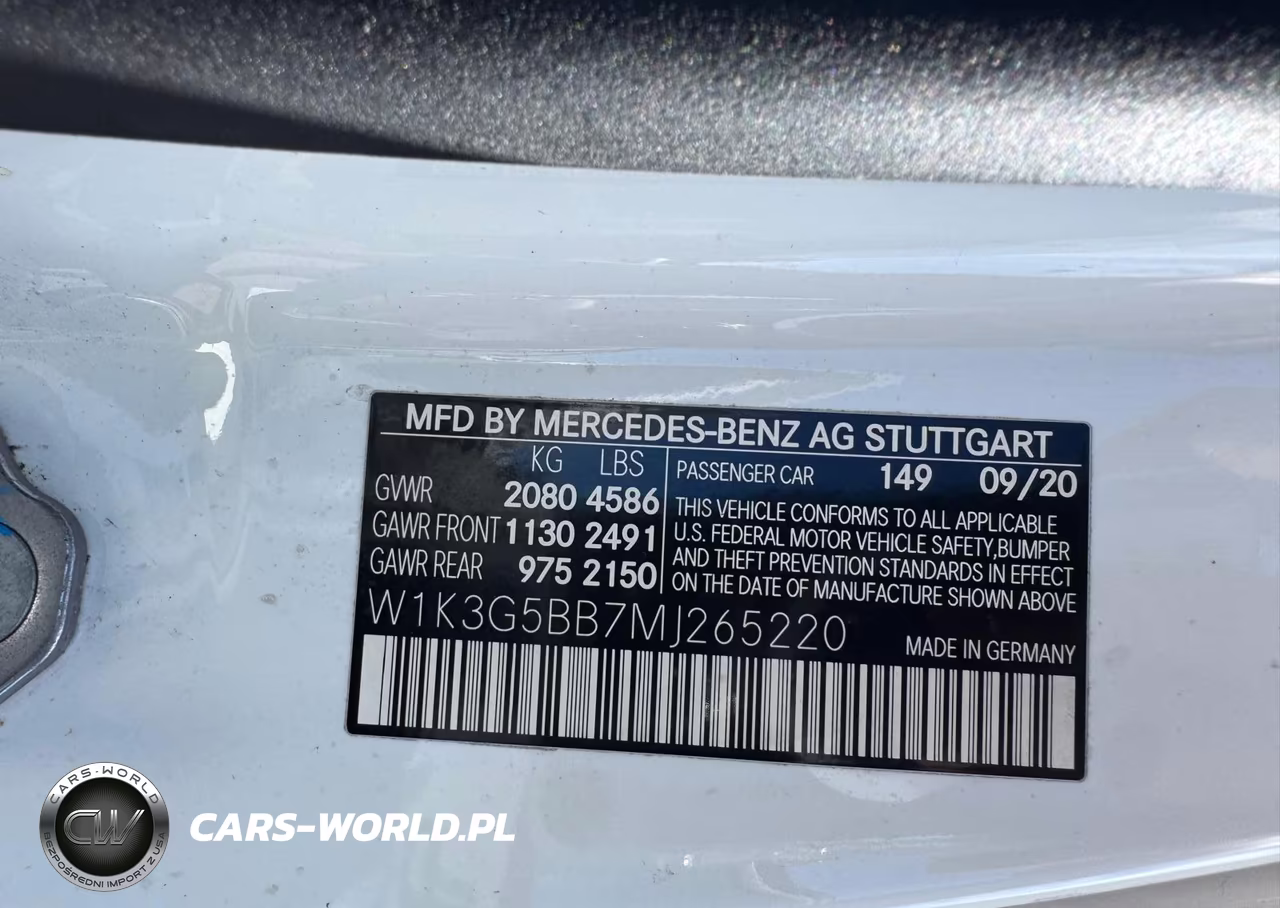 2021 Mercedes-Benz A 35 Amg VIN:W1K3G5BB7MJ265220 - 9