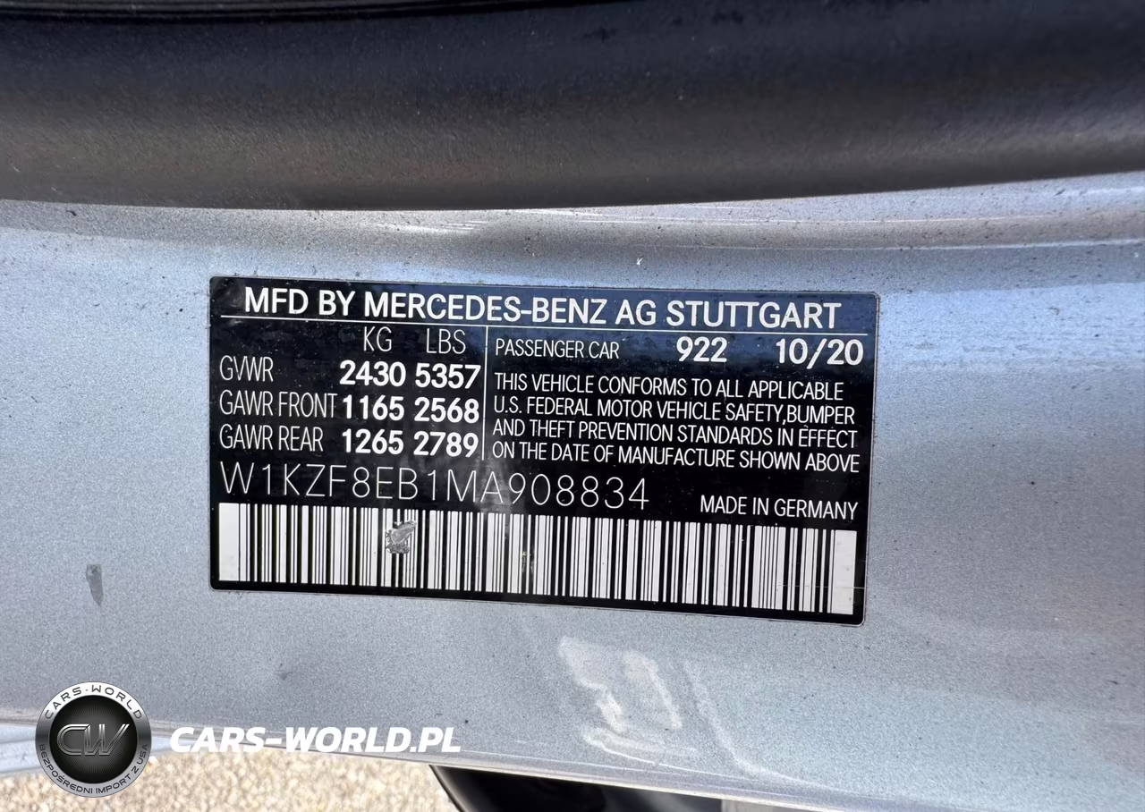 2021 Mercedes-Benz E 350 4Matic VIN:W1KZF8EB1MA908834 - 9