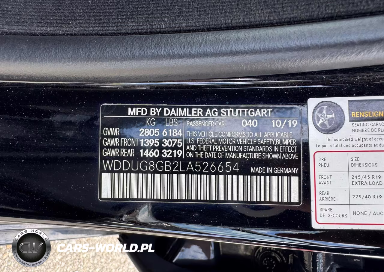 2020 Mercedes-Benz S 560 4Matic VIN:WDDUG8GB2LA526654 - 9