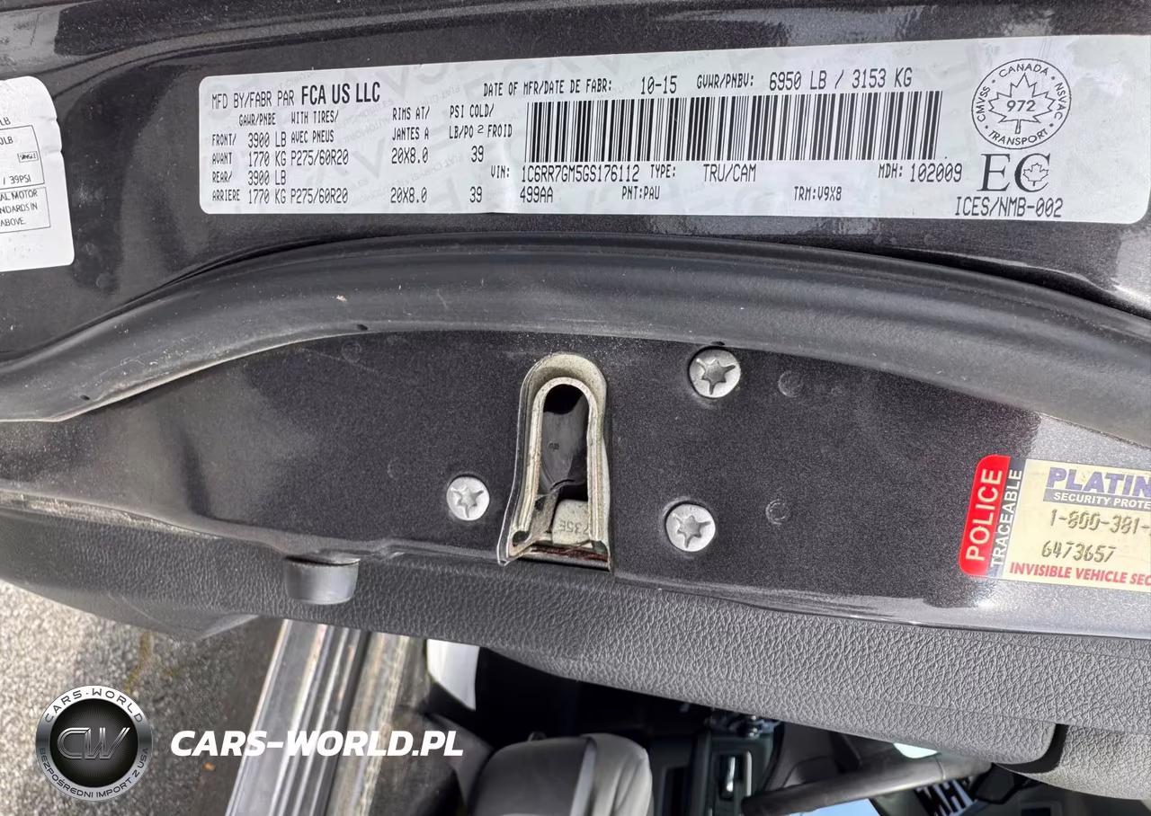 2016 Ram 1500 Slt VIN:1C6RR7GM5GS176112 - 9