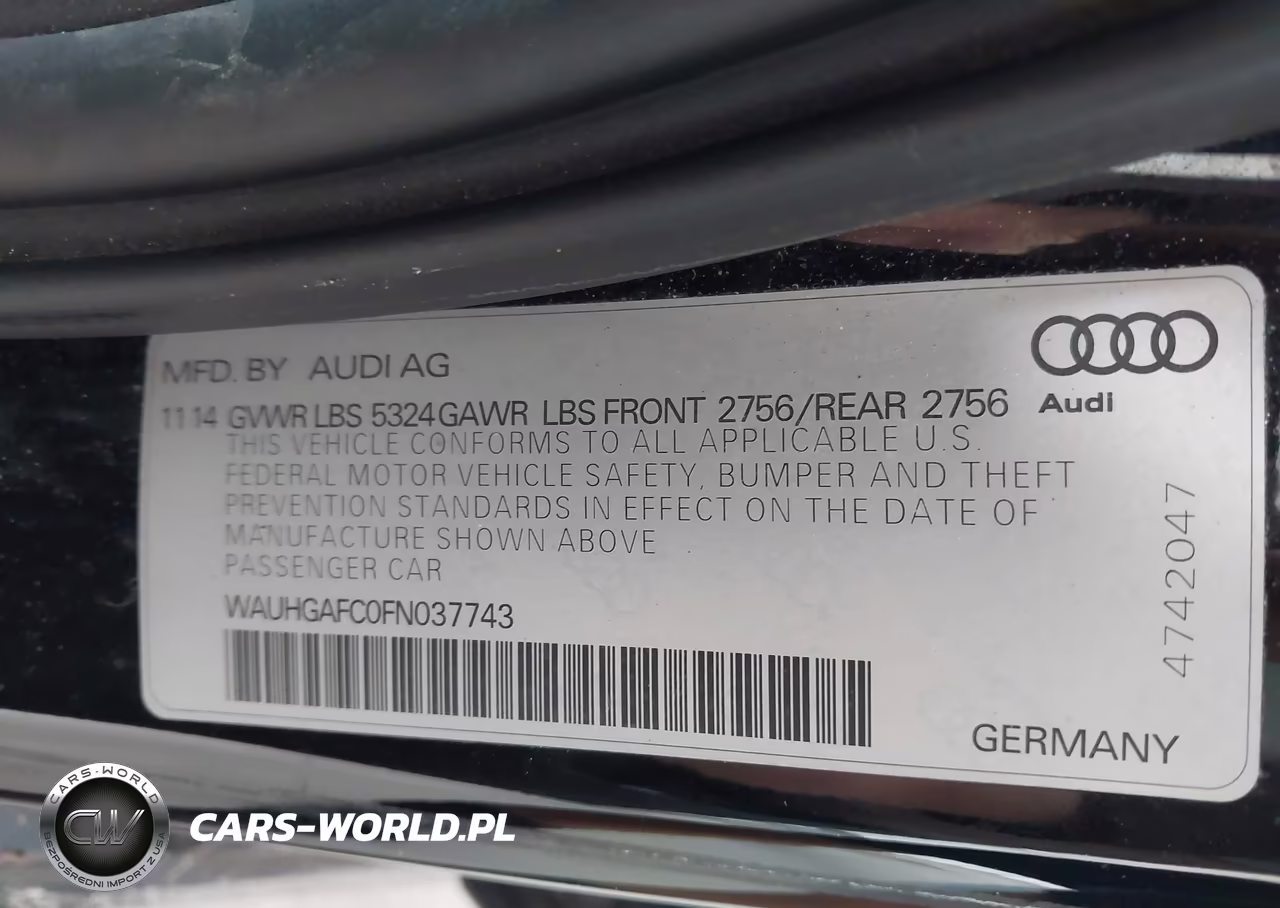 2015 Audi A6 3.0T Premium Plus VIN:WAUHGAFC0FN037743 - 9