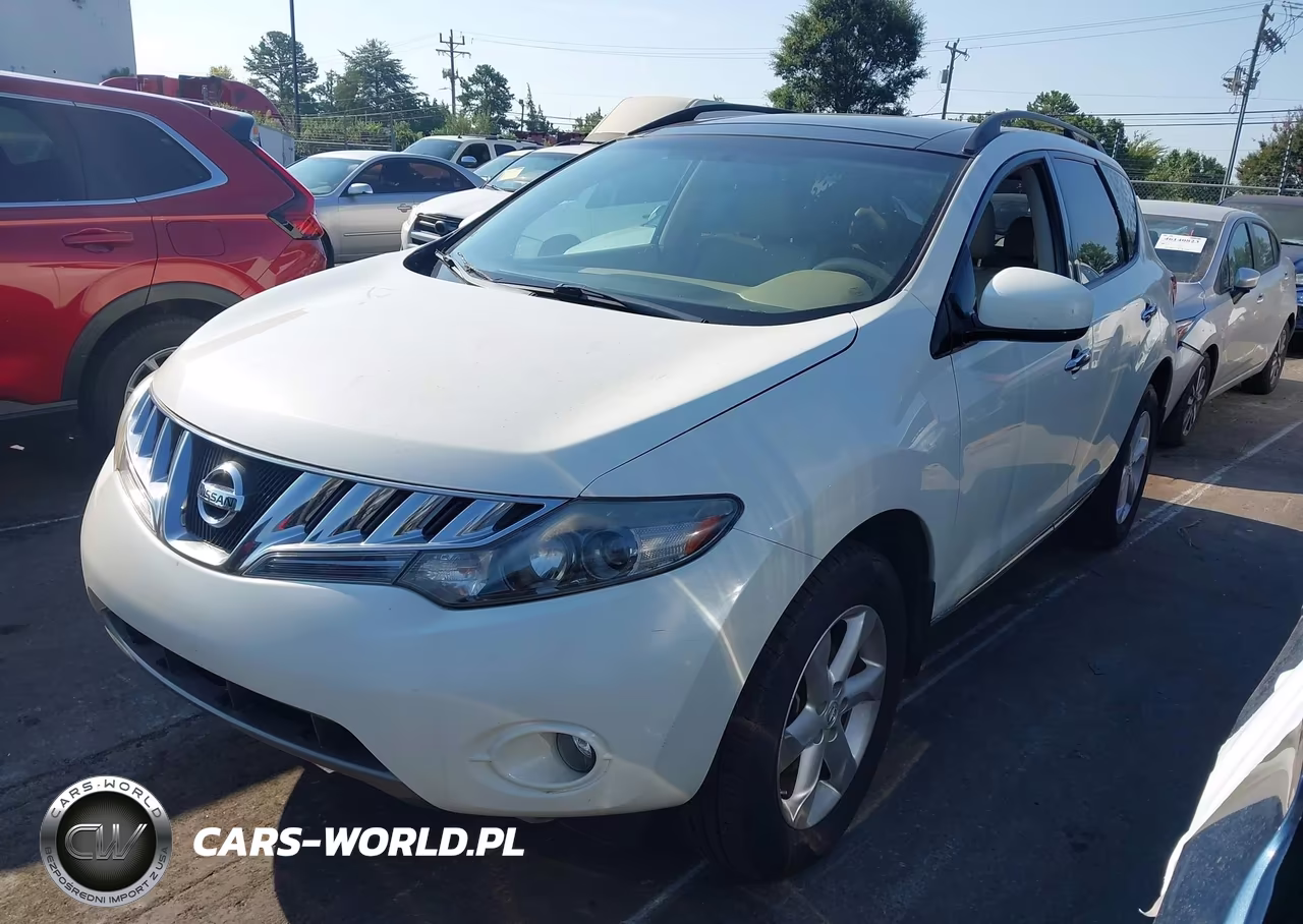 2009 Nissan Murano Sl VIN:JN8AZ18W59W139712 - 2