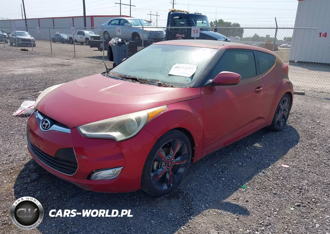 2016 Hyundai Veloster VIN:KMHTC6AD2GU279068 - 2