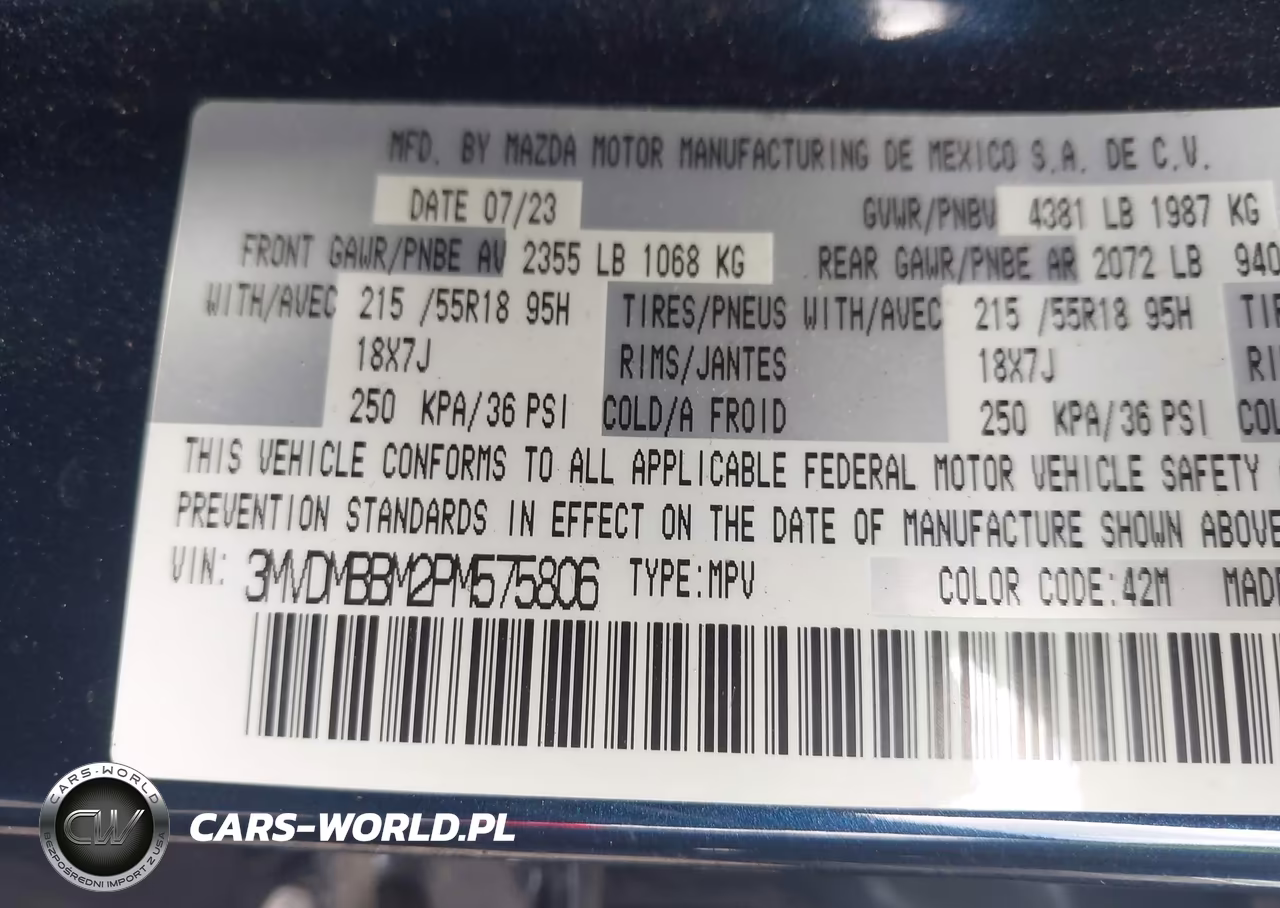 2023 Mazda Cx-30 2.5 S Select VIN:3MVDMBBM2PM575806 - 9