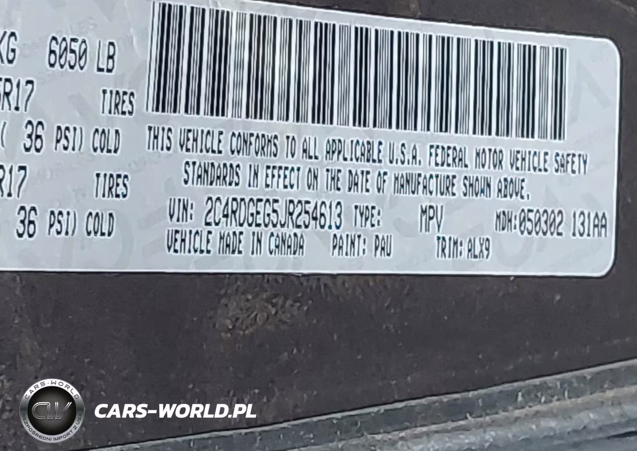 2018 Dodge Grand Caravan Gt VIN:2C4RDGEG5JR254613 - 9