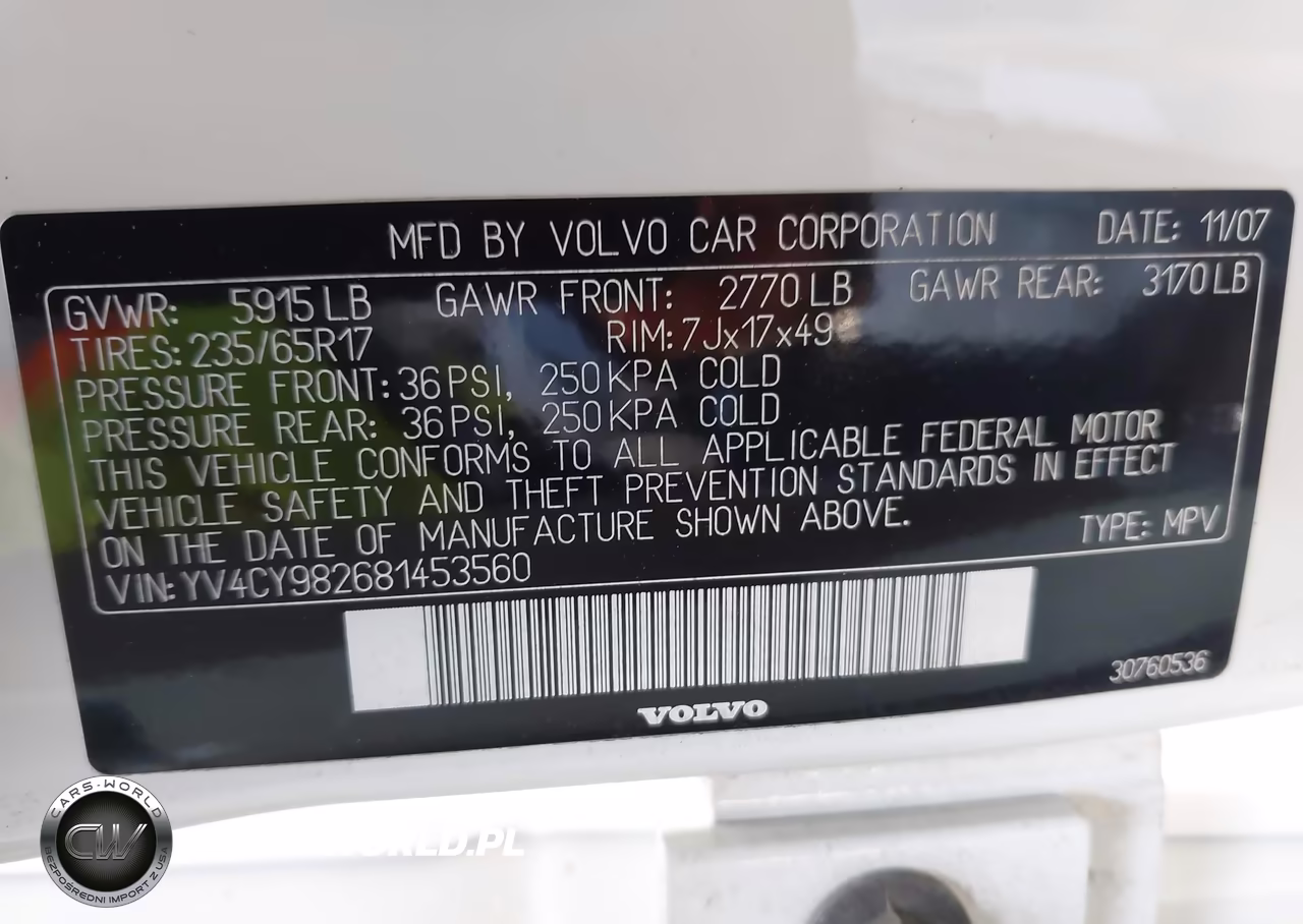 2008 Volvo Xc90 3.2 VIN:YV4CY982681453560 - 9